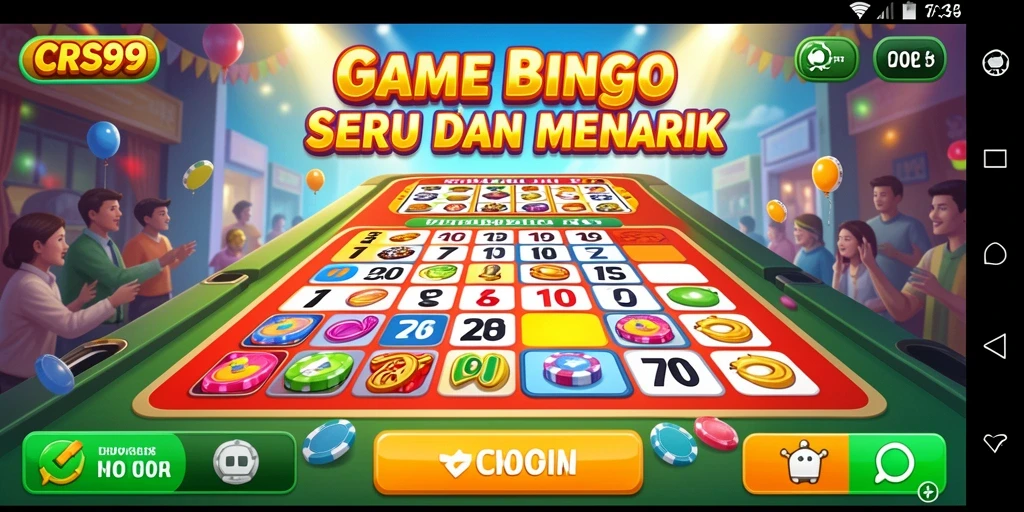 Tampilan gameplay Bingo yang menarik dan seru dari CRS99.