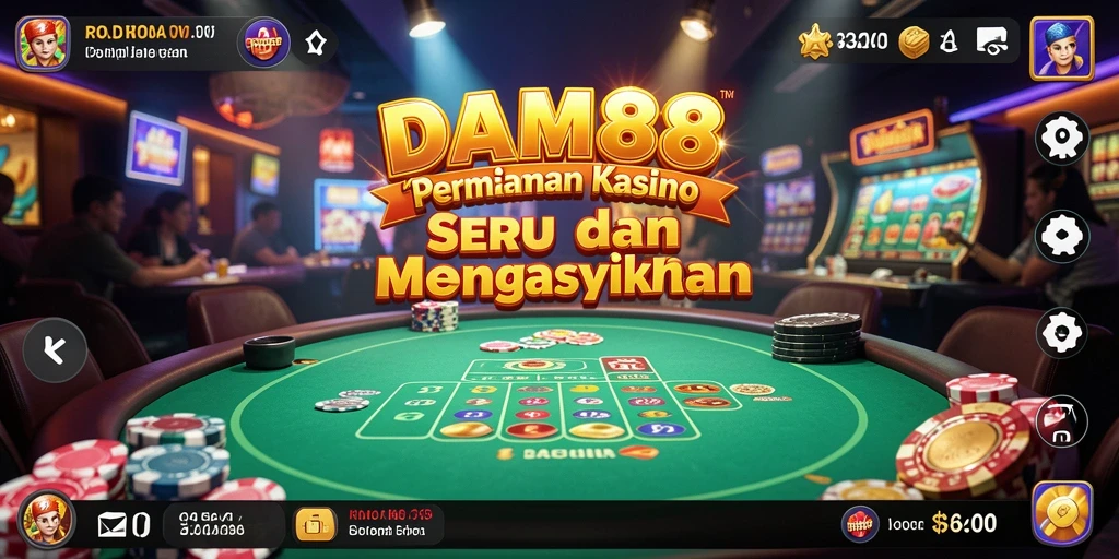 Tampilan menarik dari gameplay <strong>DAM88</strong> dengan fitur kasino terbaru.
