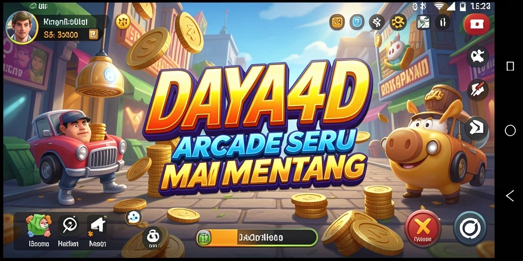 Tangkapan layar dari gameplay DAYA4D yang seru dan dinamis.