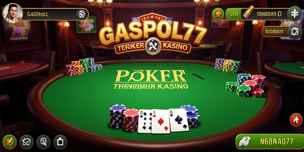 Tampilan gameplay yang memukau dan menegangkan di GASPOL77.