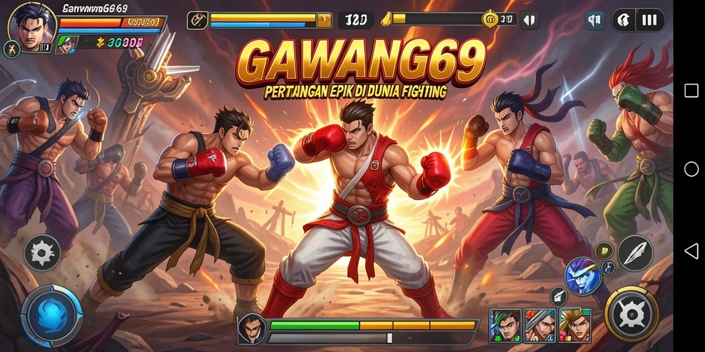Tampilan dinamis dari pertarungan dalam GAWANG69.