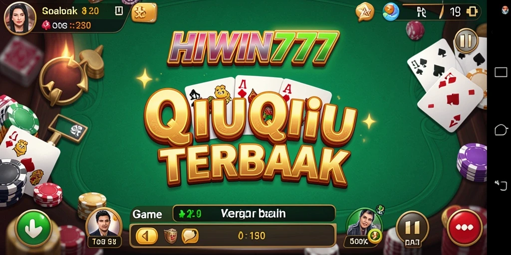 Skrinsut menampilkan aksi seru permainan QiuQiu HIWIN777.